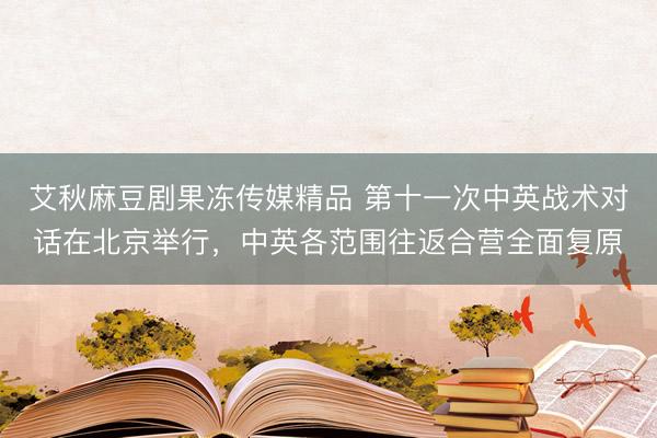 艾秋麻豆剧果冻传媒精品 第十一次中英战术对话在北京举行，中英各范围往返合营全面复原