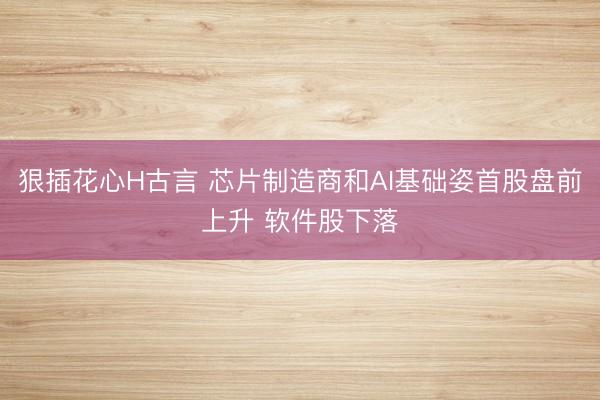 狠插花心H古言 芯片制造商和AI基础姿首股盘前上升 软件股下落